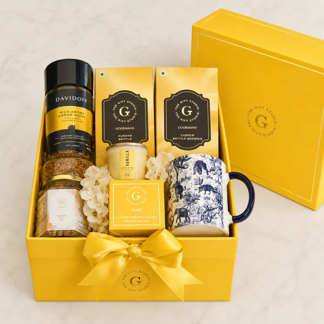 Coffee & Crunch Hamper (Yellow) - Image 2