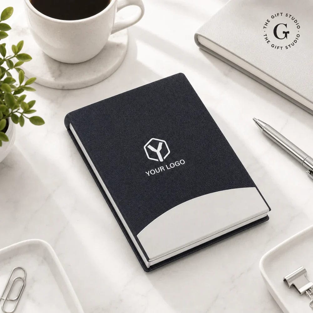 Vertical Black Executive Card Holder