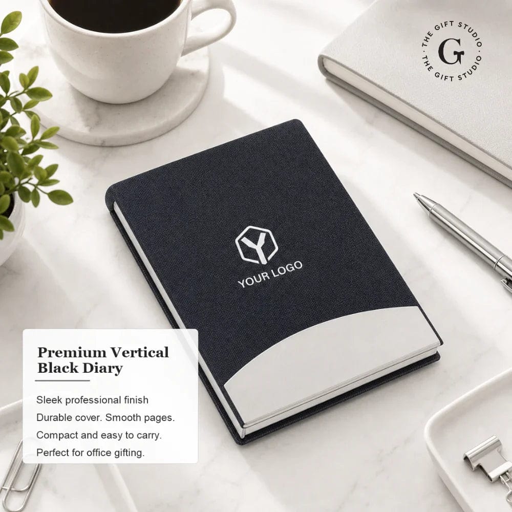 Vertical Black Executive Card Holder - Image 2