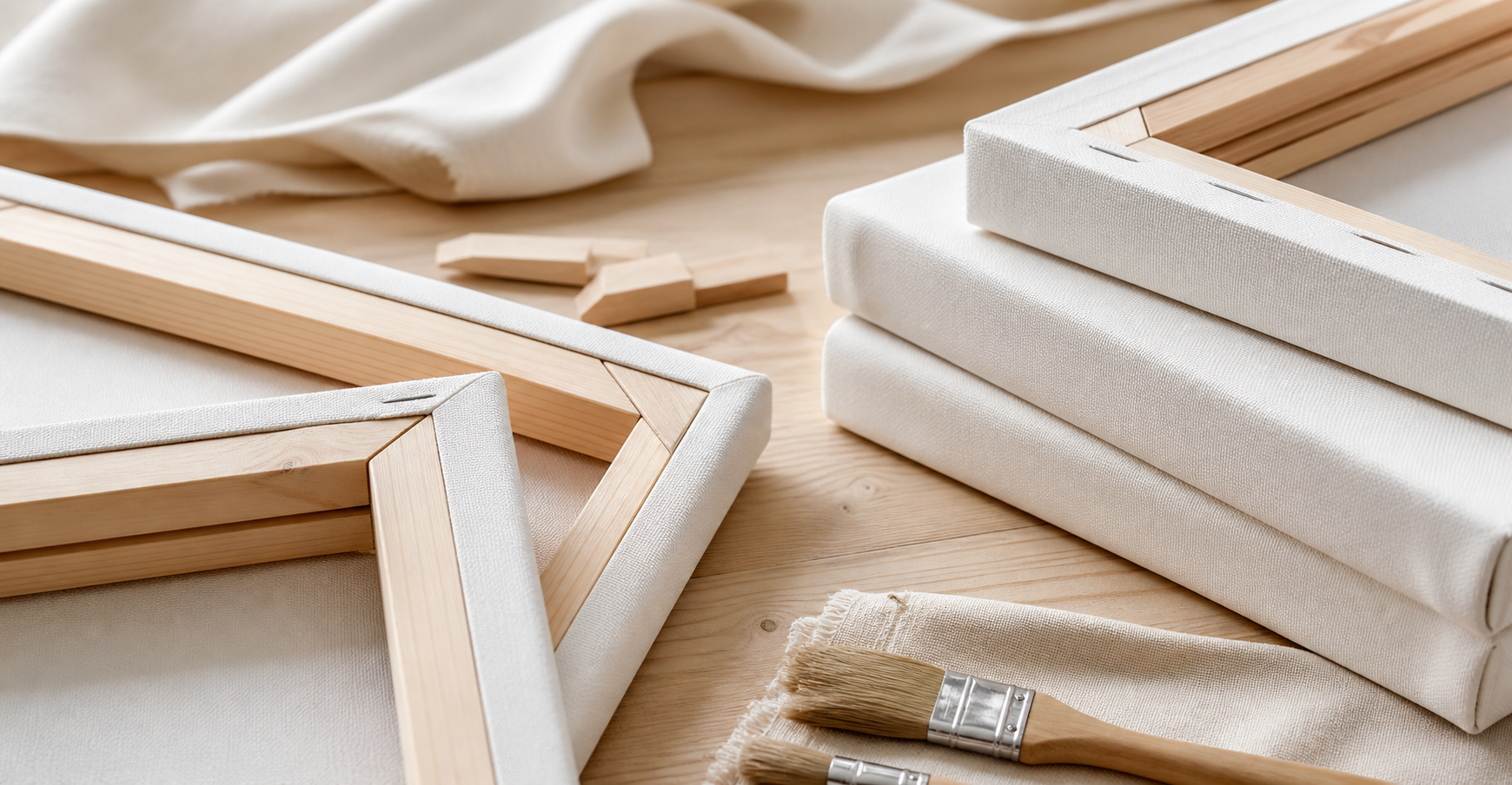 Materialdetails von FLEURY Keilrahmen