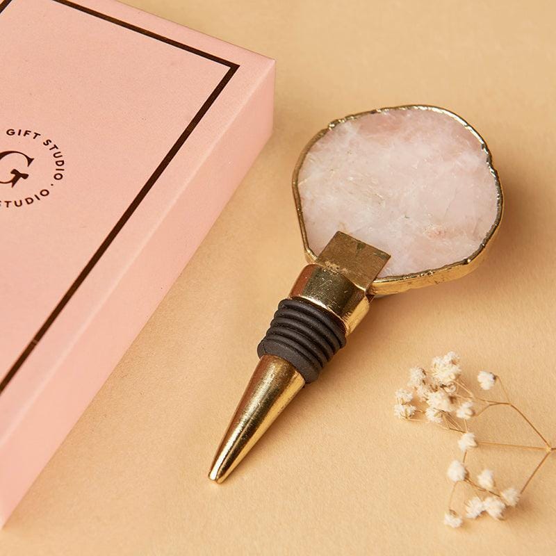 Rose Quartz Wine Stopper - Image 2