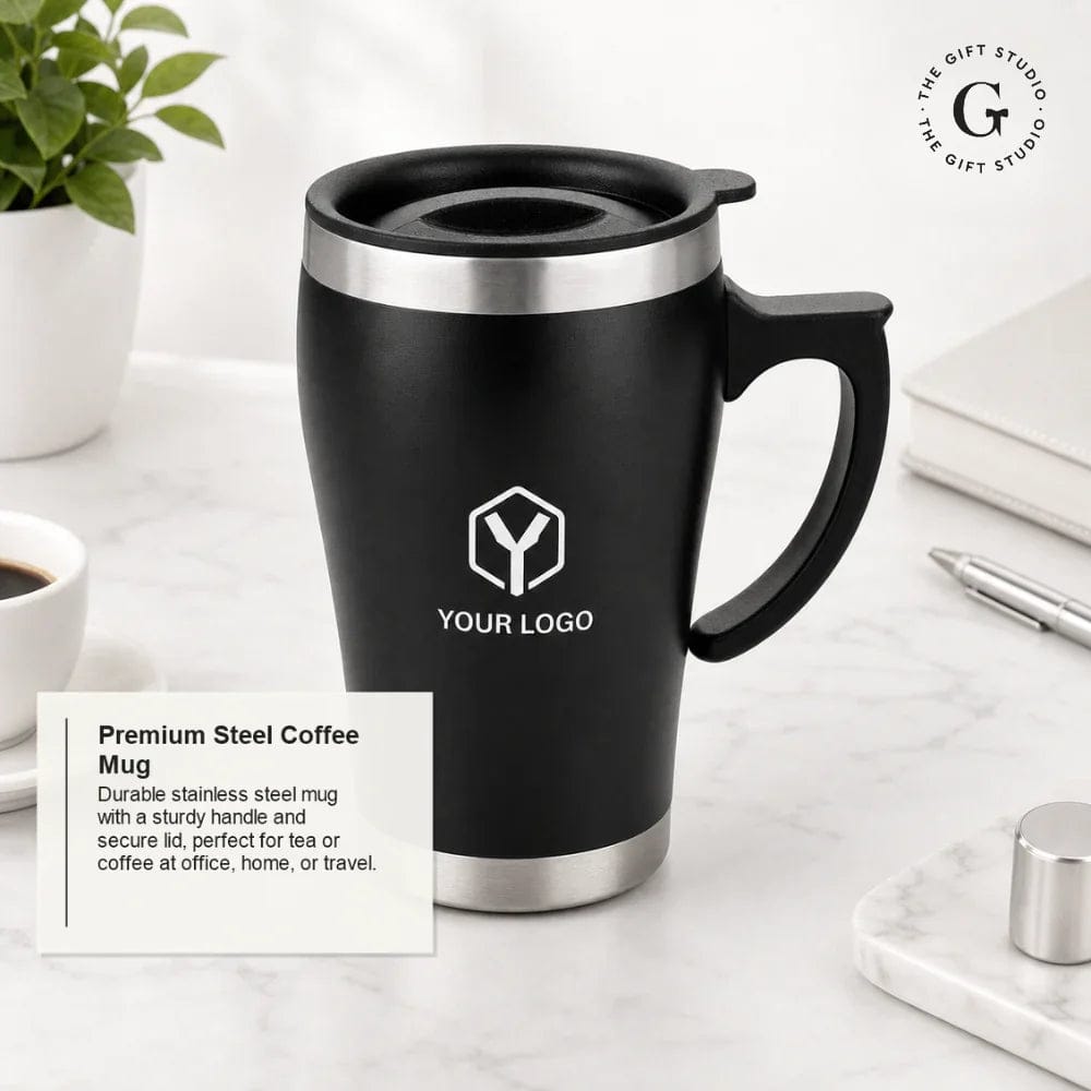 Premium Steel Coffee Mug - Image 2
