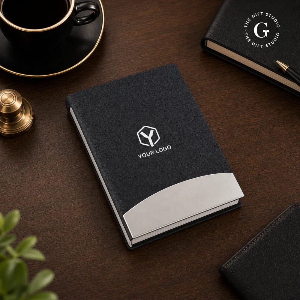 Vertical Black Executive Card Holder - Image 3