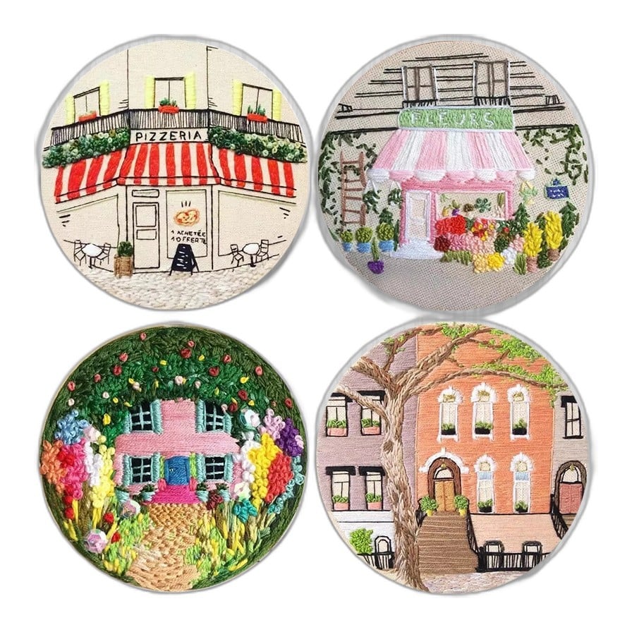 Little Places Embroidery Kit